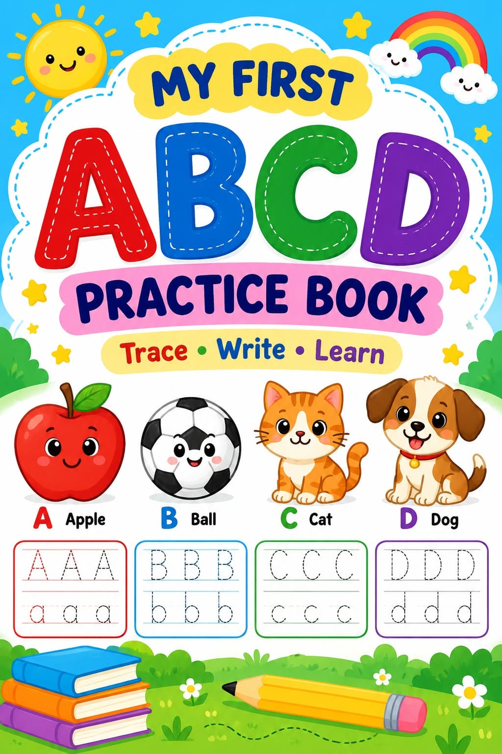 Kids First ABC Practice Book